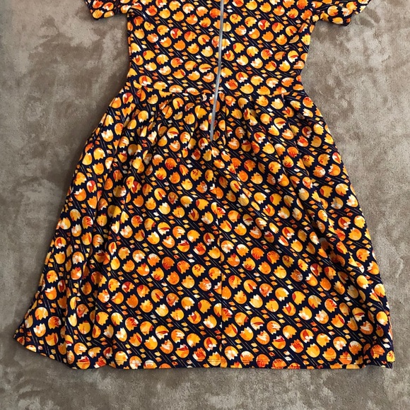 LuLaRoe Flower Dress with Pockets - Picture 5 of 6